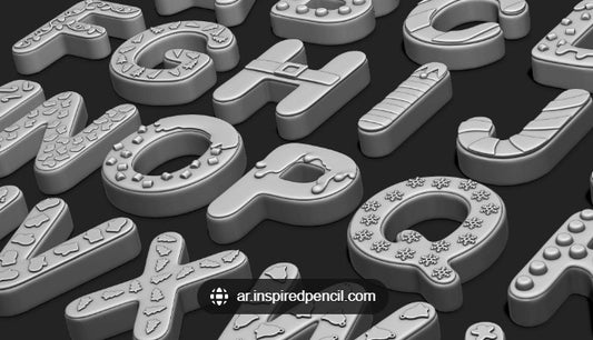 **3D** Black Premium Car Digits (Per 5)